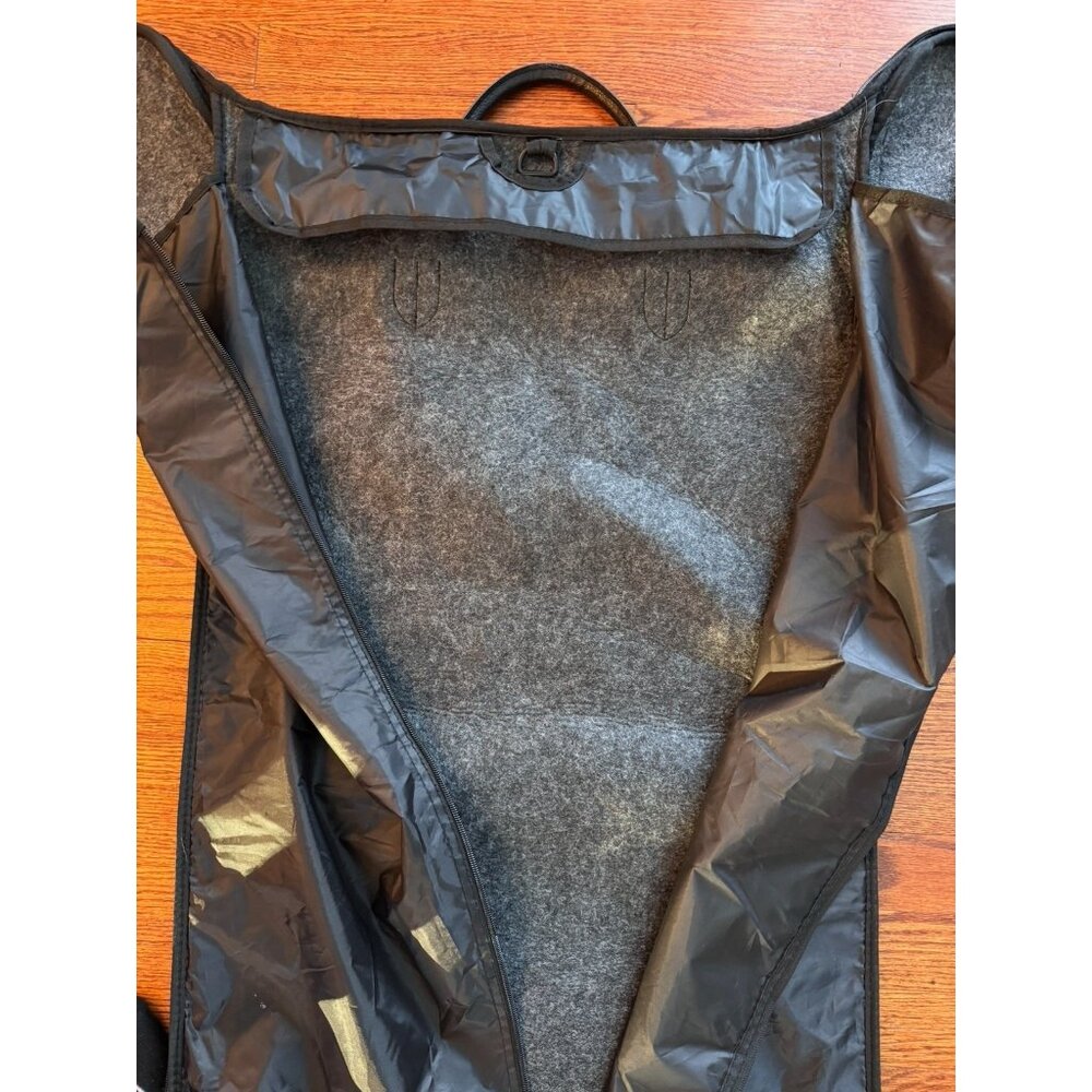 John Varvatos Duffle Suit Weekender Bag Convertible Garment Suit Carry On - Picture 14 of 14